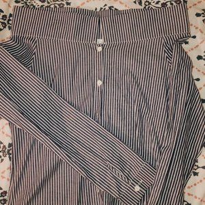 Off The Shoulder Button Down